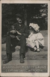 Making the Monkey Laugh, Central Park Postcard