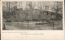 New Bear Cage in Prospect Park Postcard