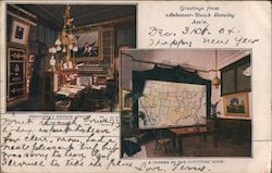 President's Office and Director's Room, Anheuser Busch Brewing Company Postcard