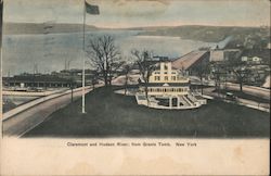 Claremont and Hudson River From Grants Tomb Postcard