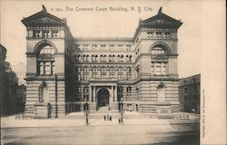 The Criminal Court Building Postcard