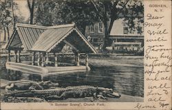 "A Summer Scene," Church Park Goshen, NY Postcard Postcard Postcard