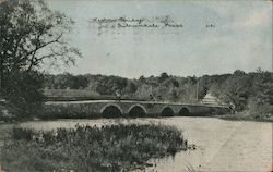 Weston Bridge Auburndale, MA Postcard Postcard Postcard