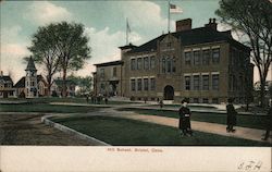 Hill School Bristol, CT Postcard Postcard Postcard