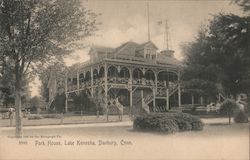 Park house, Lake Kenosha Danbury, CT Postcard Postcard Postcard