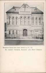 St. Agnes' Church, Sackett And Hoyt Streets Postcard