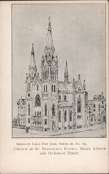 Church of St. Stanislaus Kotska Brooklyn, NY Postcard Postcard Postcard