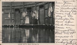 Ladies' Bath Postcard