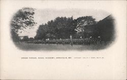 Dress Parade, Naval Academy Annapolis, MD Postcard Postcard Postcard