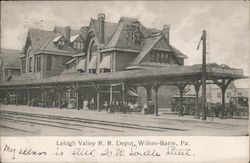 Lehigh Valley R.R. Depot Postcard