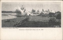 Explosion of Henderson's Point July 22, 1905 Portsmouth, NH Postcard Postcard Postcard