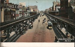 Bowery, North from Grand Street Postcard