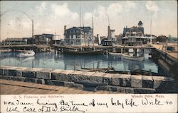 U.S. Fisheries and Hatcheries Postcard