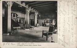 Interior, Tacoma Hotel Postcard