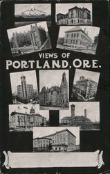 Views of Portland Oregon Postcard Postcard Postcard