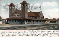 Grand Trunk Depot Battle Creek, MI Postcard Postcard Postcard