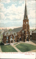 Church of the Immaculate Conception and Rectory Postcard