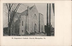 St. Augustine's Catholic Church Montpelier, VT Postcard Postcard Postcard