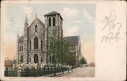 Immaculate Conception Church Lowell, MA Postcard Postcard Postcard