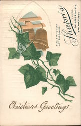 Christmas Greetings Shapiro's Stationary Postcard