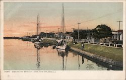 Evening on Bayou St. John New Orleans, LA Postcard Postcard Postcard