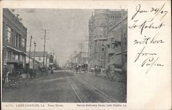 Ryan Street Lake Charles, LA Postcard Postcard Postcard