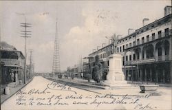 Duncan Place, Semmes Monument Mobile, AL Postcard Postcard Postcard