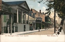 Old Beauregard Home, French Quarter Postcard