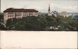 Newberry Library, North Clark Street Chicago, IL Postcard Postcard Postcard