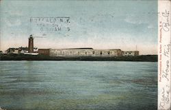 Fort Constitution from Harbor Postcard