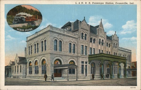 L. & N. R. R. Passenger Station Evansville Indiana