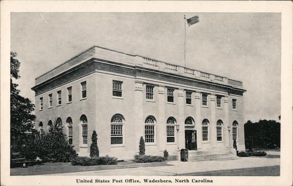 United States Post Office Wadesboro North Carolina