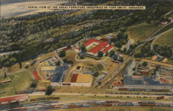 Aerial View of the Great Furniture Industries Fort Smith Arkansas