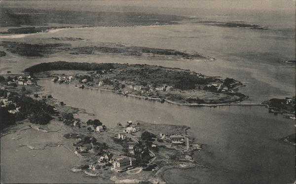 Cape Porpoise from the Air Maine