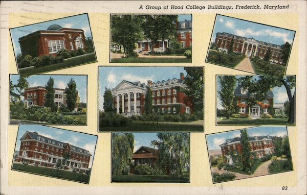 A Group of Hood College Buildings Frederick Maryland