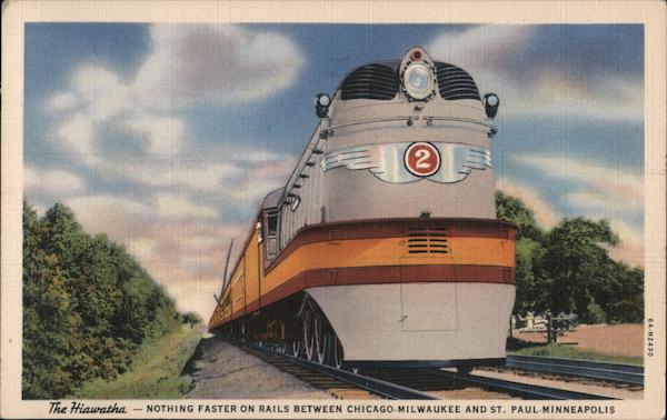 The Hiawatha Nothing Faster on Rails Between Chicago-Milwaukee and St. Paul-Minneapolis