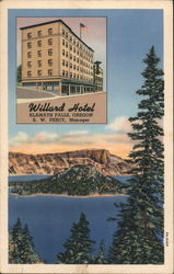 Willard Hotel Oregon Klamath Falls Postcard Postcard Postcard