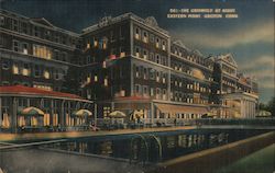 The Griswold Hotel at Night Groton, CT Postcard Postcard Postcard