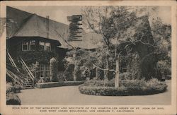 Rear View of the Monastery and Novitiate of the Hospitaller Order of St John of God Postcard