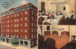 Hotel Ashtabula Ohio Postcard Postcard Postcard