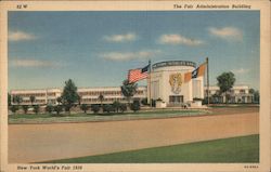 New York World's Fair - Fair Administration Building Postcard