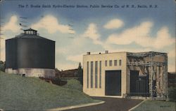 The T Brodie Smith Hydro-Electric Station, Public Service Company Postcard