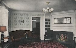 Living Room, Groton Inn Postcard