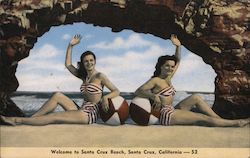 Welcome to Santa Cruz Beach Postcard