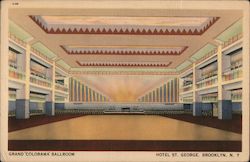 Grand Colorama Ballroom, Hotel St. George Brooklyn, NY Postcard Postcard Postcard