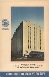 Kress Fifth Avenue Postcard