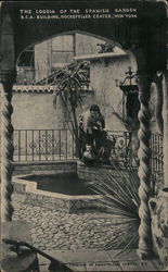 The Loggia of the Spanish Garden, R.C.A. Building, Rockefeller Center New York, NY Postcard Postcard Postcard