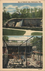 Zoo of Vollrath Park Sheboygan, WI Postcard Postcard Postcard