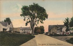 The Center of Plymouth Vermont Postcard Postcard Postcard