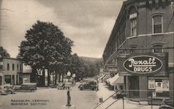 Business Section Randolph, VT Postcard Postcard Postcard